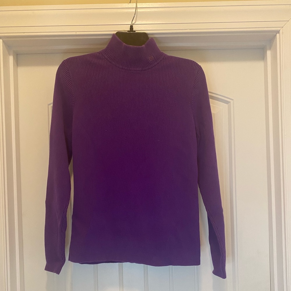 Ralph Lauren Ribbed Turtle Neck Sweater
